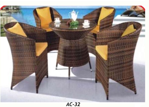 Chair and Table Set Outdoor Garden Balcony